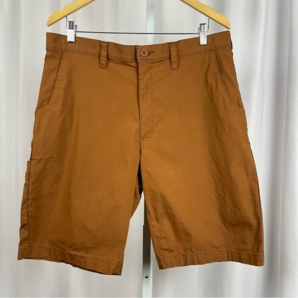 Dickies Temp iQ Men's 36 Flat Front Shorts Outdoor Hiking Camel Active Workwear